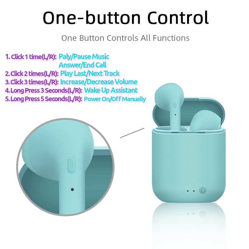 Wireless Earphones Bluetooth 5.0 Headsets