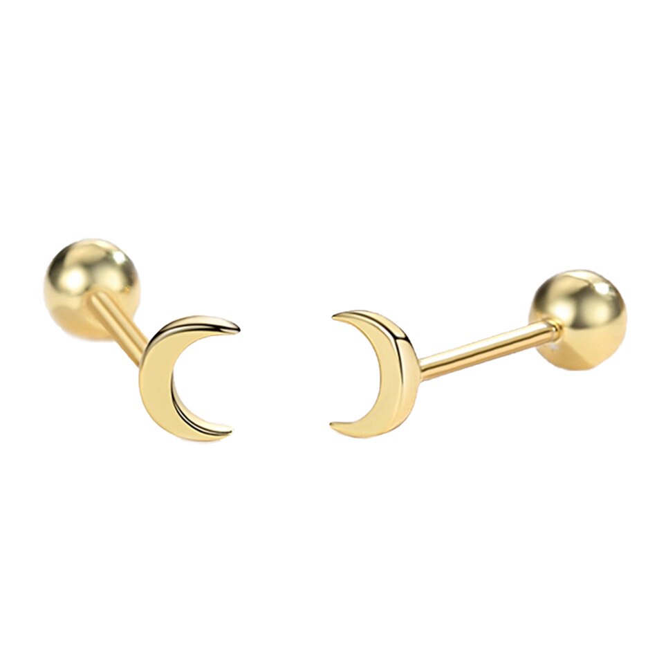 ELESHE Authentic 925 Sterling Silver Bold Hoops Earrings for Women 18K Gold Plated Circle Earrings Wedding Engagement Jewelry