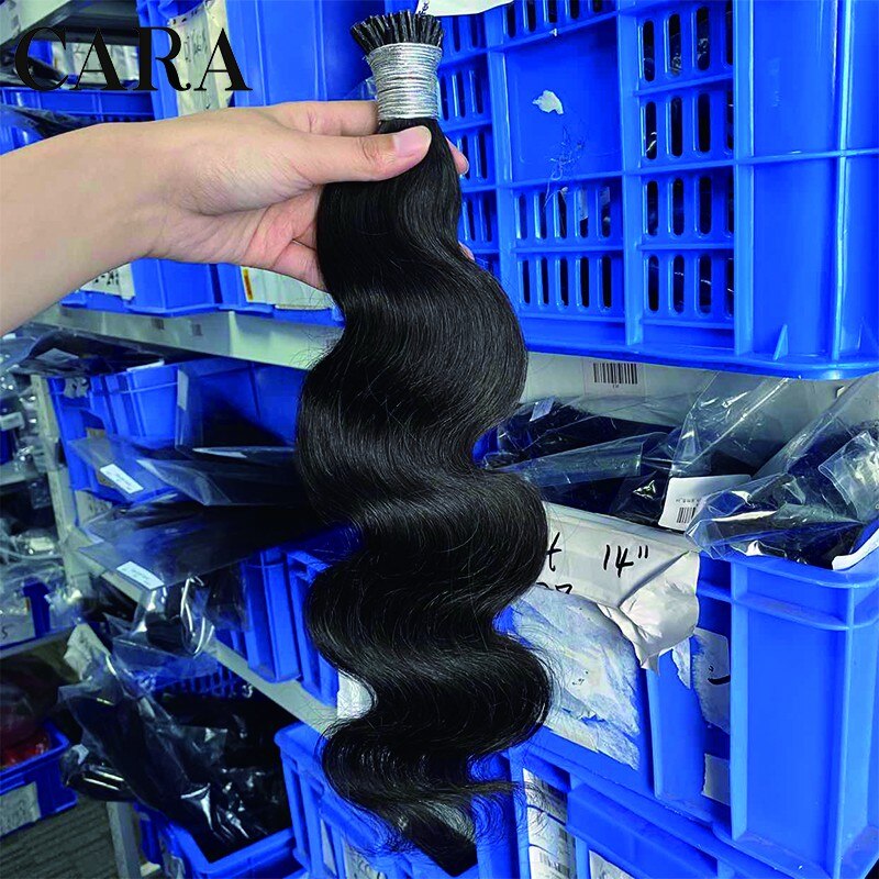 Brazilian Body Wave I Tip Microlinks Hair Bulk I Tip Human Hair Extensions 100grams/bundles 1&2&3 Bundles Virgin Hair