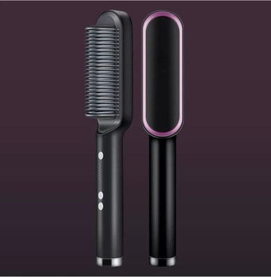Electric Professional Hair Straightener Brush Heated Comb Straightening Combs Men Beard Hair Straight & Curly Styling Tool