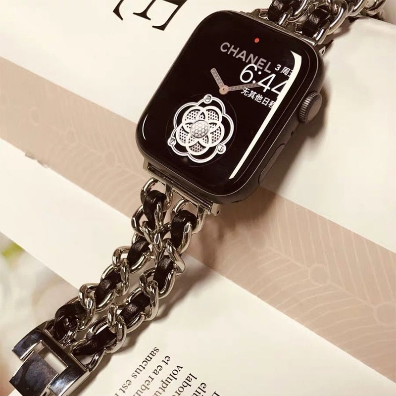 Stainless Steel Strap bands For Apple Watch 6, 5, 4, 3