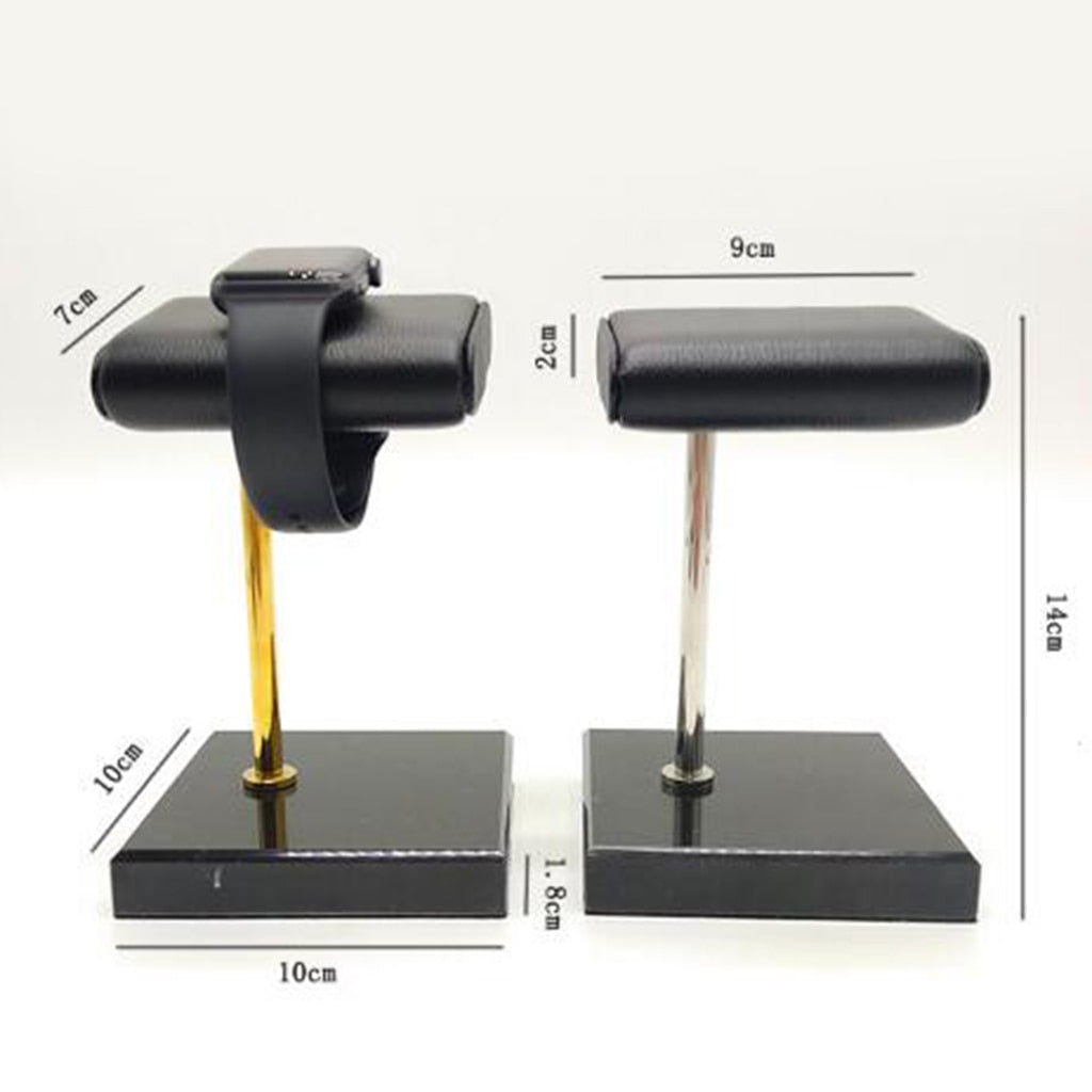 Marble and PU Leather Watch Holder Stand Watch Display Case