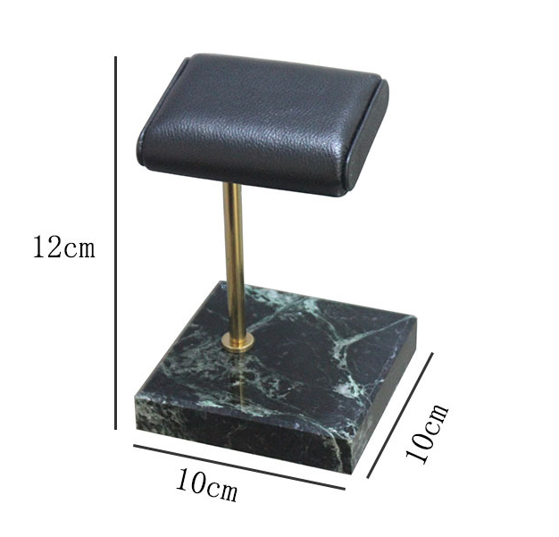 Marble and PU Leather Watch Holder Stand Watch Display Case