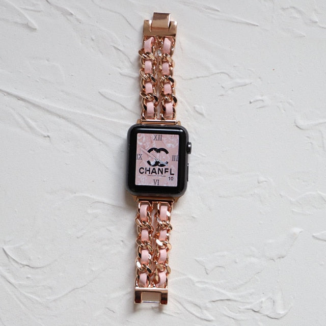 Stainless Steel Strap bands For Apple Watch 6, 5, 4, 3