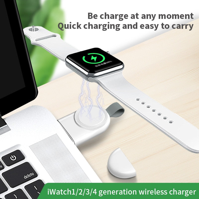Portable Wireless Charger for Apple Watch