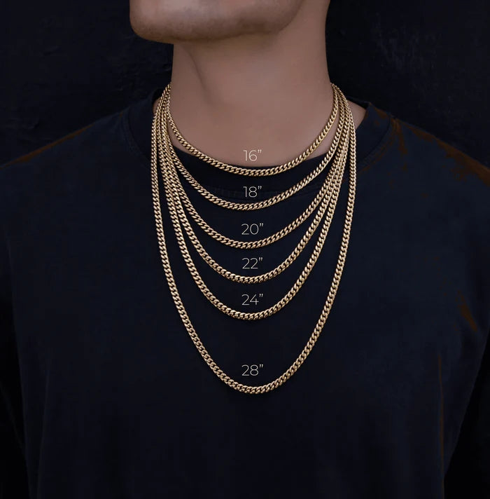 Two-Tone Link Chain in Rose/White Gold