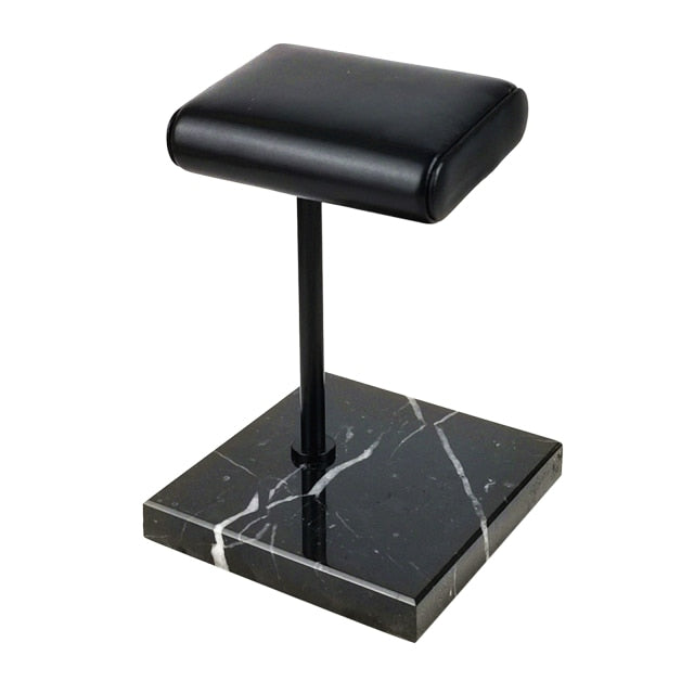 Marble and PU Leather Watch Holder Stand Watch Display Case