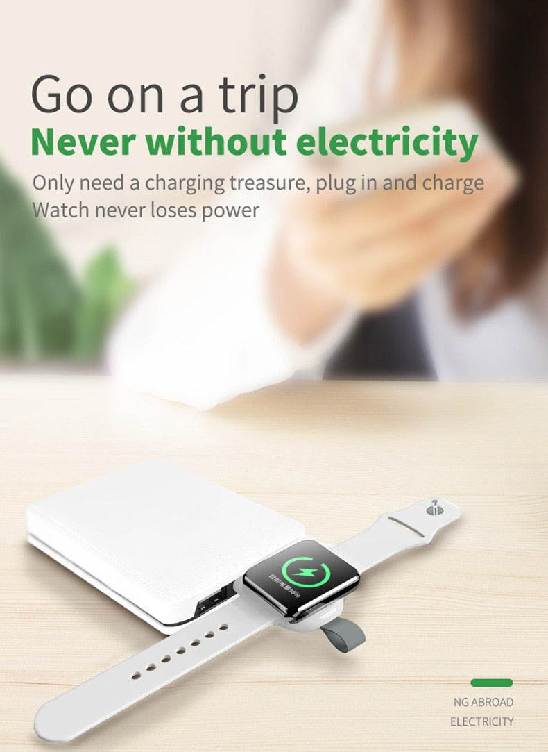 Portable Wireless Charger for Apple Watch