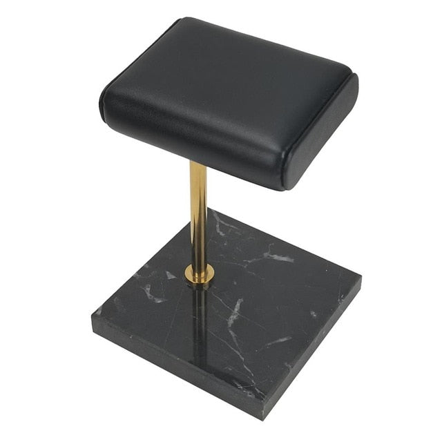 Marble and PU Leather Watch Holder Stand Watch Display Case