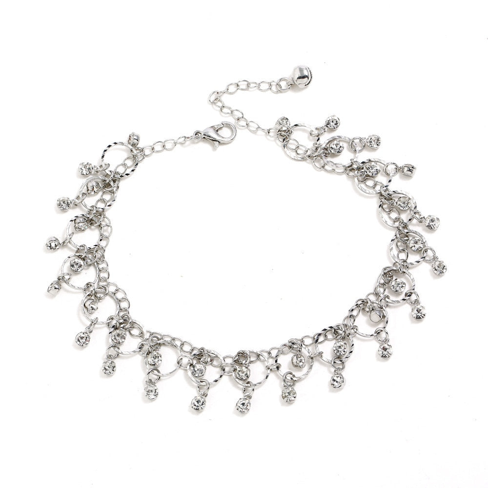 Women&#39;s Fashion Luxury Glamour Anklet Girl Girl Grunge Aesthetics Gold-plated  Cuff Anklet Jewelry Harajuku Accessories