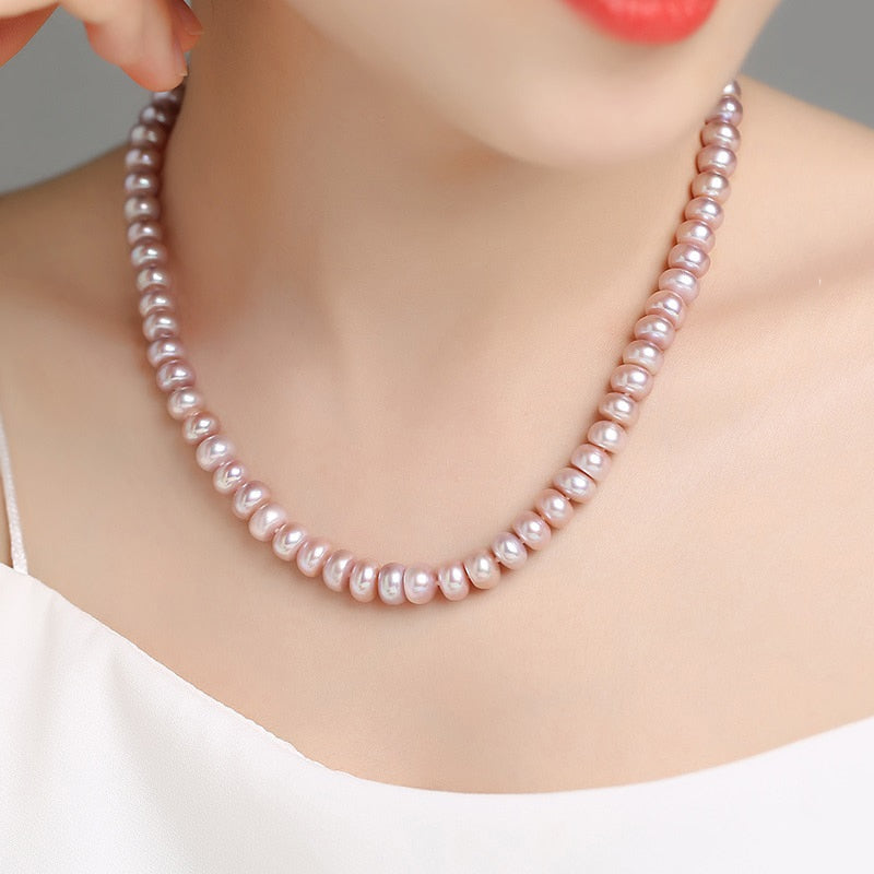 Natural Freshwater Pearl Necklace For Women Pretty Fashion Jewelry Gifts Vintage Korean Cute Gold Plated Choker Necklaces 2021