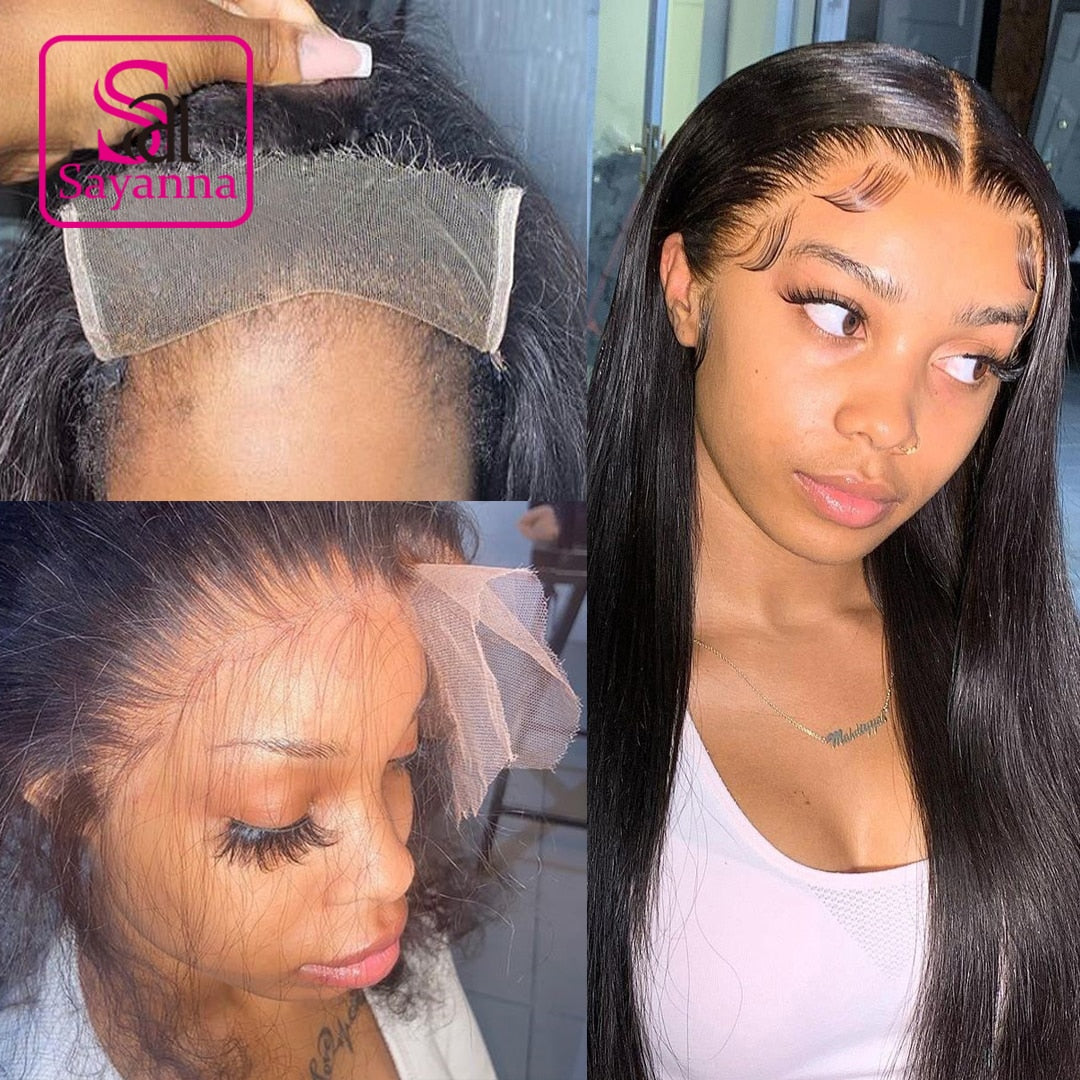 Invisible HD Lace Frontal Closures 5x5 Lace Closure Straight Remy Human Hair With Baby Hair Melt Skins 4x4 HD Lace For Women