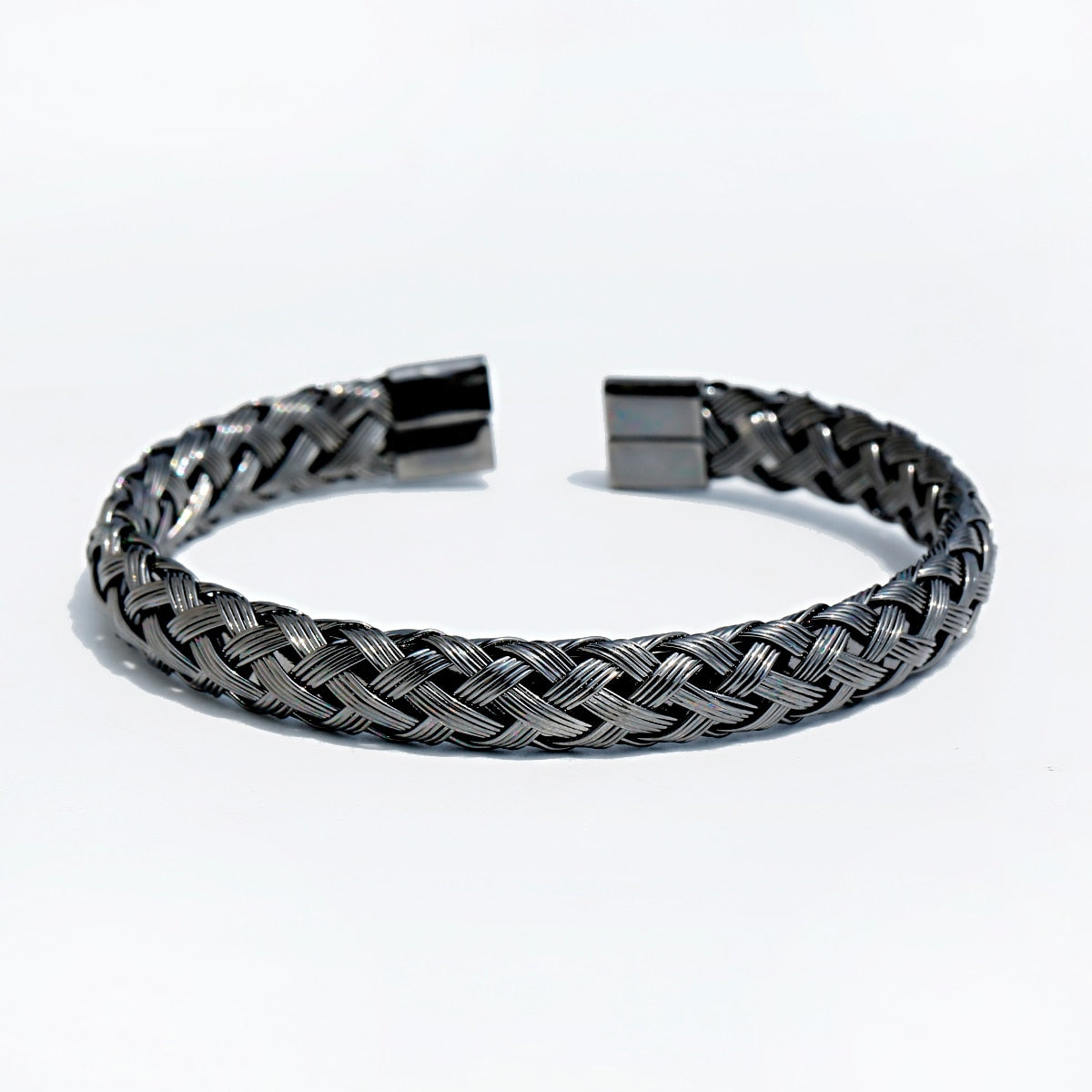 Classic Men Bracelet Charm Jewelry Fashion Luxury Gold Color plated Stainless Steel Cube Handmade Bracelets Male Homme