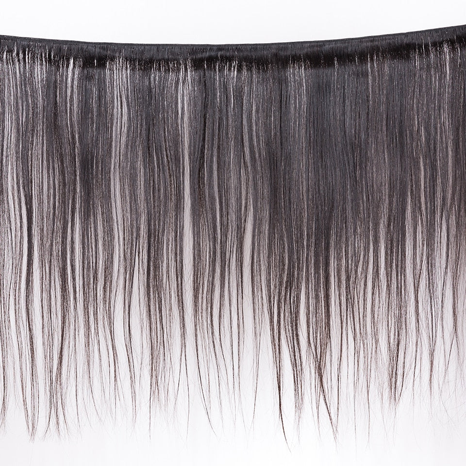 MOCHA Hair 10A Brazilian Straight Virgin Hair 8&quot;-26&quot; Double Weft  Natural Color 1 bundle 100% Unprocessed Human Hair Extension
