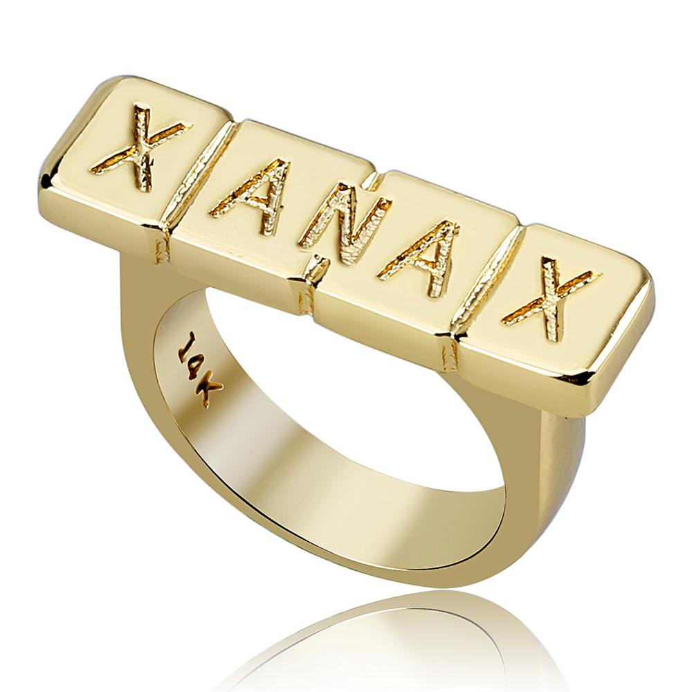 TOPGRILLZ Mens Rings High Quality Copper Gold Plated  Hip Hop Rock Rings Fashion Charm Jewelry For Gift Party