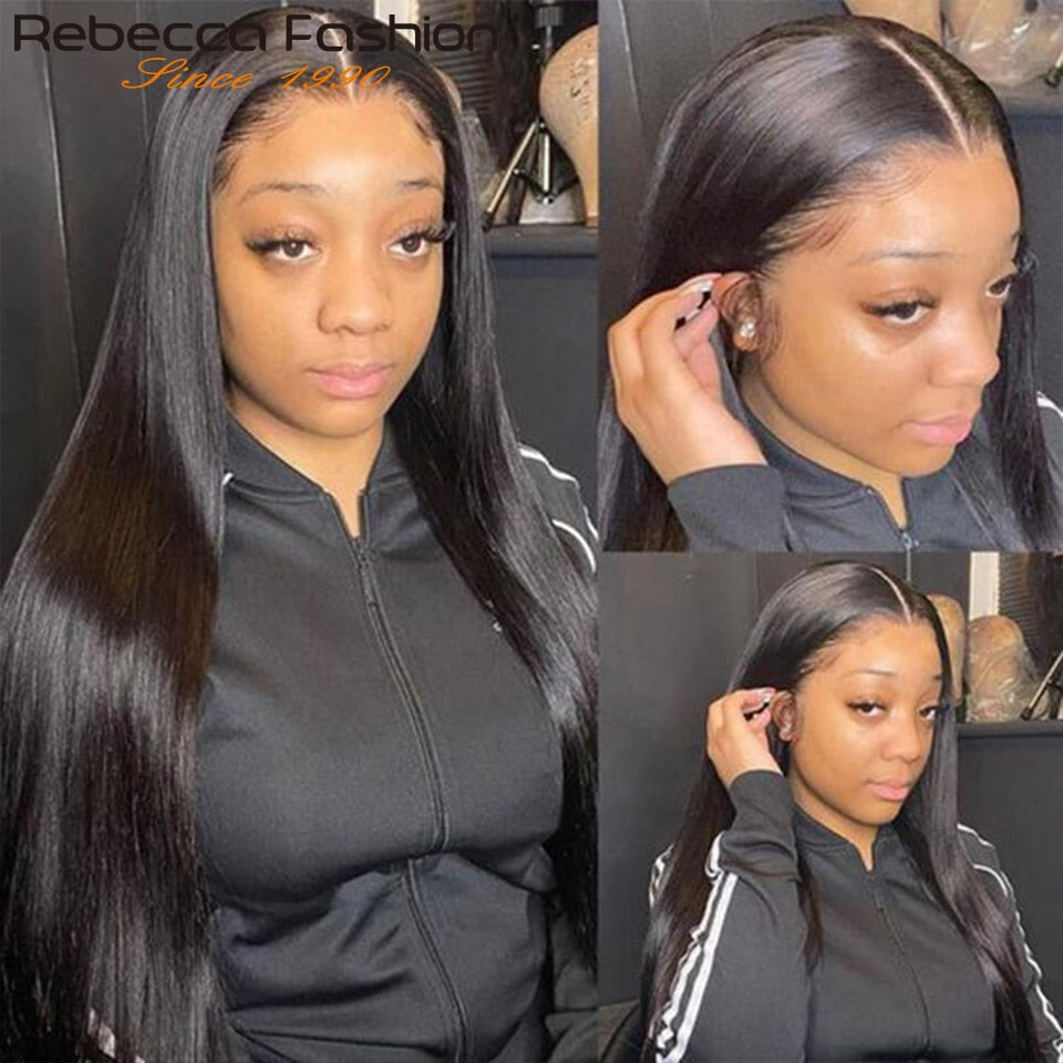 Straight Lace Front Wig Human hair Wigs Straight Lace Front Wig Pre Plucked Straight Frontal Wig Lace Closure Wig Lace Front Wig