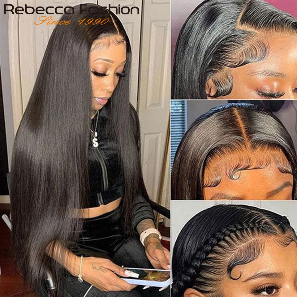 Straight Lace Front Wig Human hair Wigs Straight Lace Front Wig Pre Plucked Straight Frontal Wig Lace Closure Wig Lace Front Wig