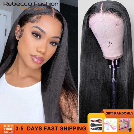 Straight Lace Front Wig Human hair Wigs Straight Lace Front Wig Pre Plucked Straight Frontal Wig Lace Closure Wig Lace Front Wig