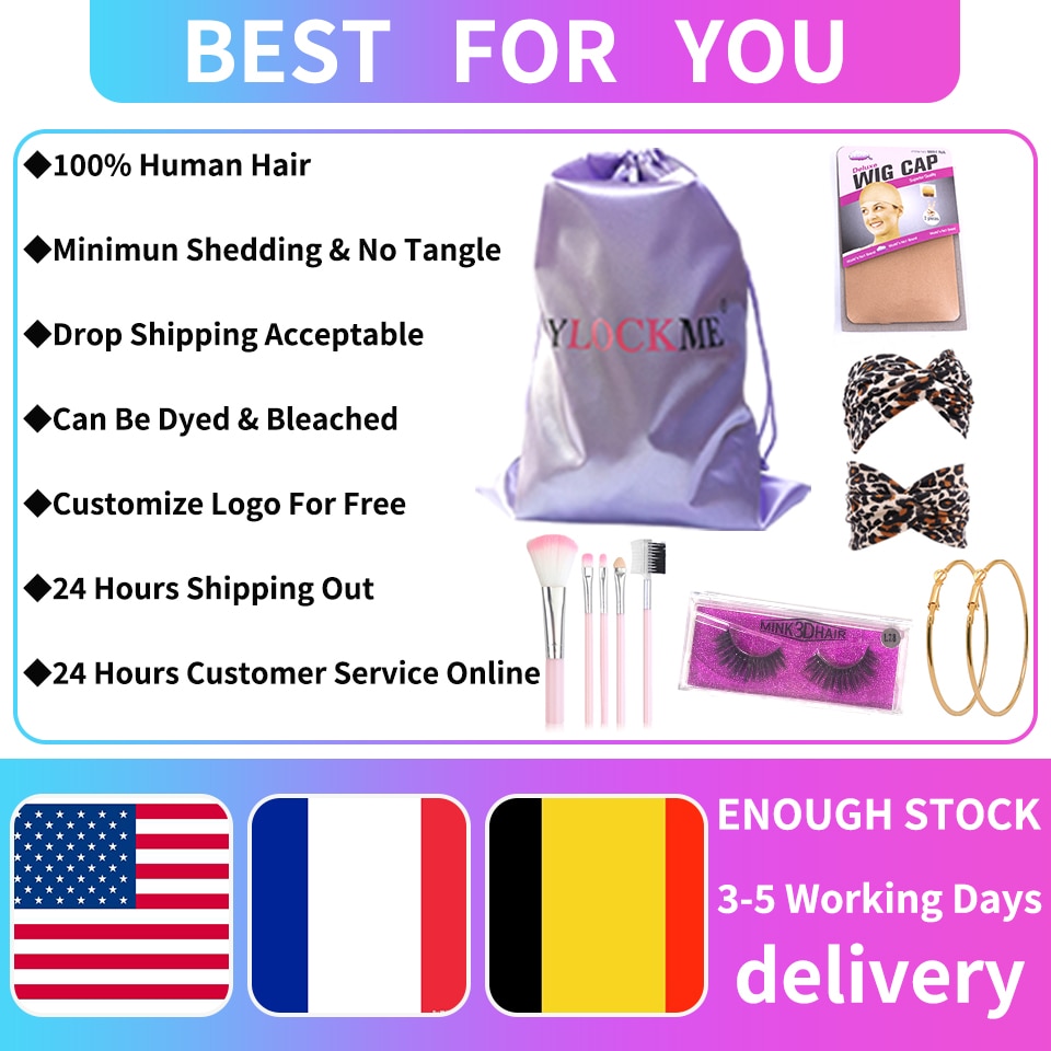 Headband Wig Human Hair Kinky Curly MYLOCKME Glueless Full Machine Made Brazilian Remy Human Hair Wigs For Women 180% Density