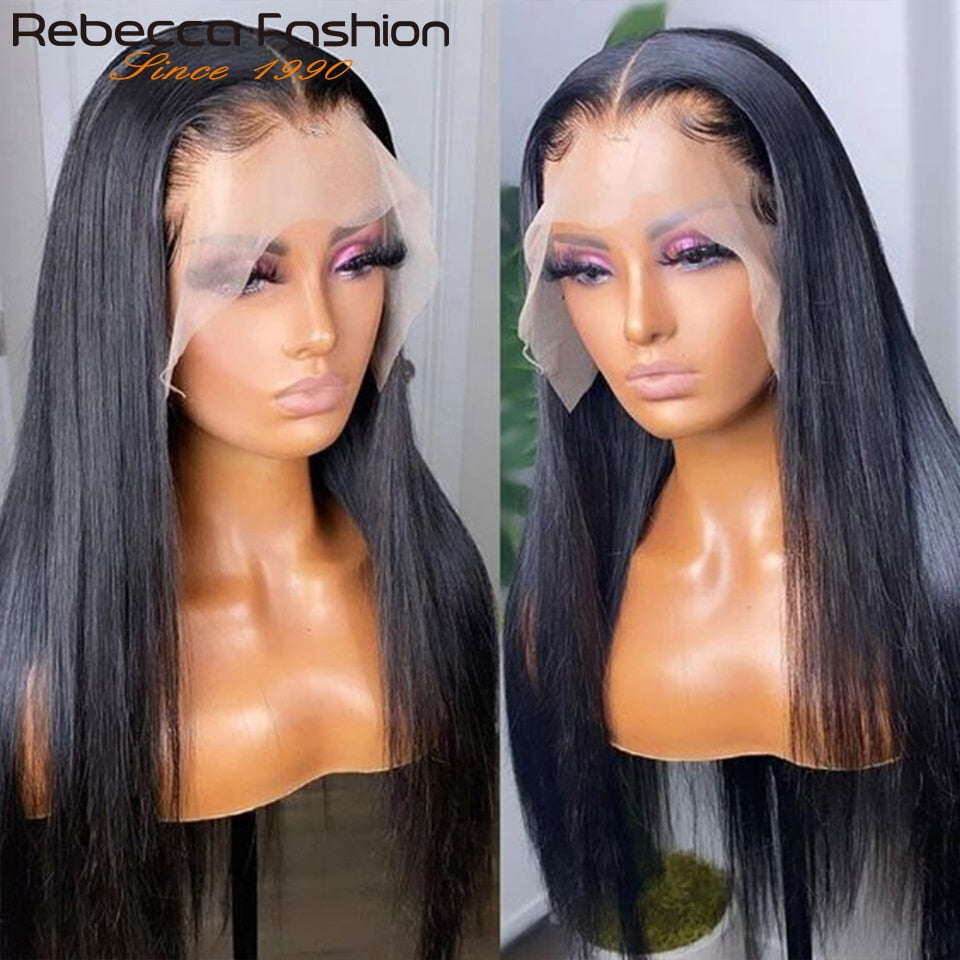Straight Lace Front Wig Human hair Wigs Straight Lace Front Wig Pre Plucked Straight Frontal Wig Lace Closure Wig Lace Front Wig