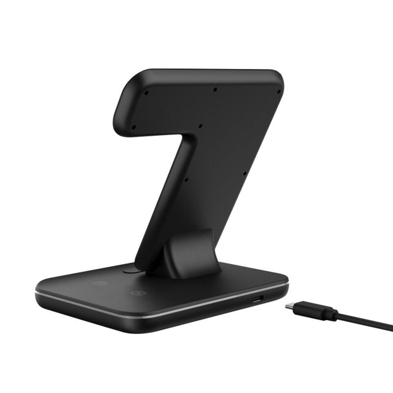 3 in 1 Qi 15W Fast Charging Dock Station