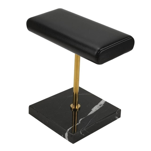 Marble and PU Leather Watch Holder Stand Watch Display Case