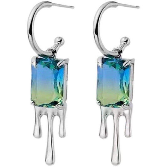 Exquisite Fairy Zircon Necklace and Earrings
