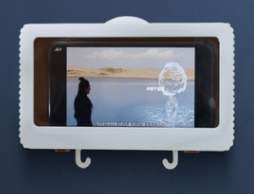 Liner Tablet Or Phone Holder Waterproof Case Box Wall Mounted All Covered Mobile Phone Shelves Self-Adhesive Shower Accessories