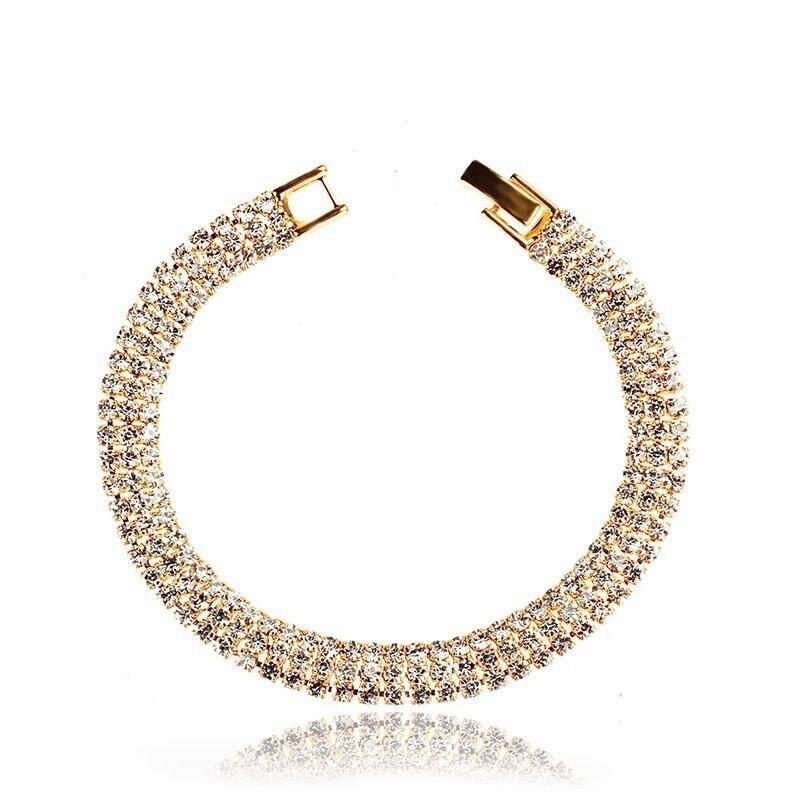 Luxury Crystal Wedding Bracelet